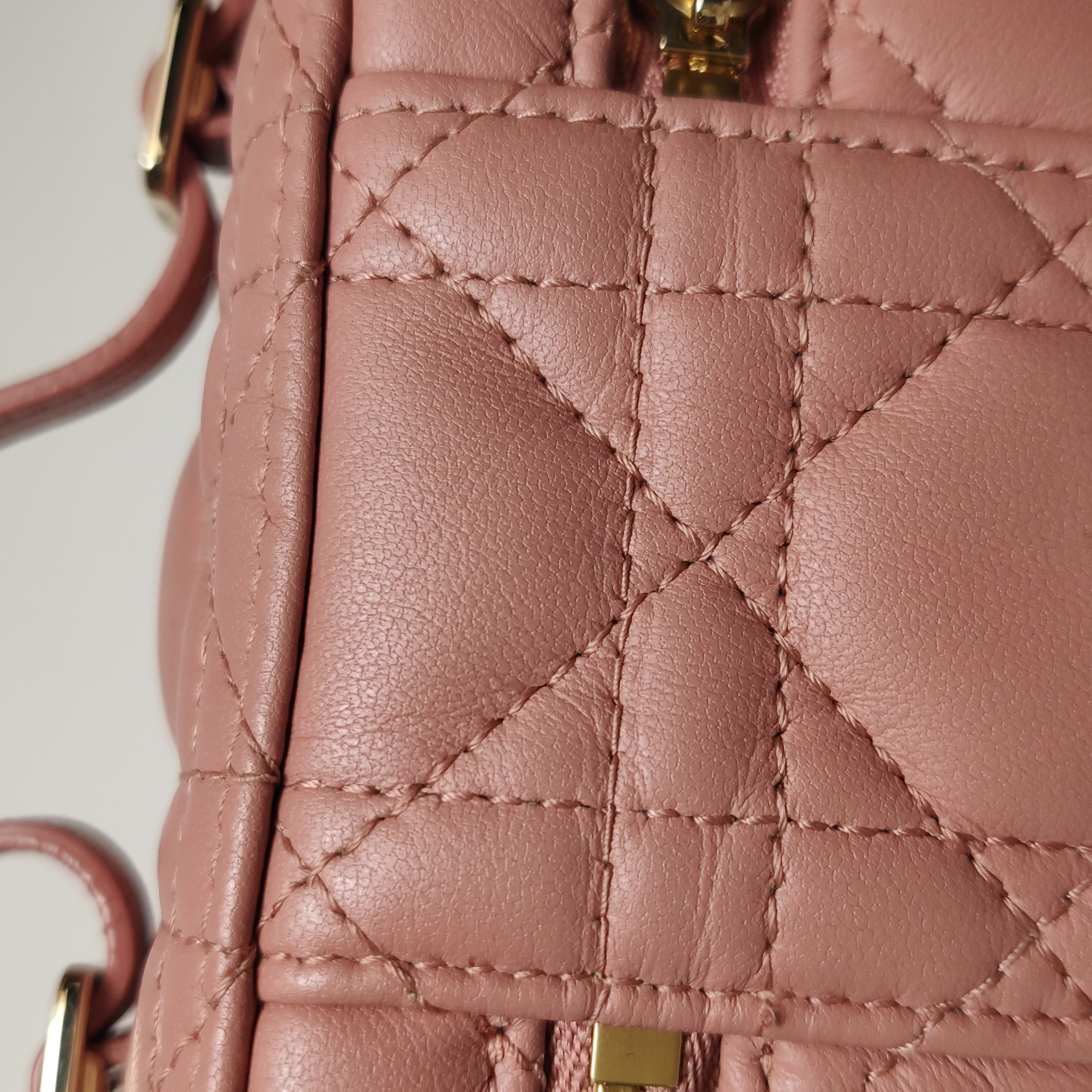 Christian Dior Lady Dior Vanity Case Cannage Quilt Lambskin Micro — photo 19 of 23
