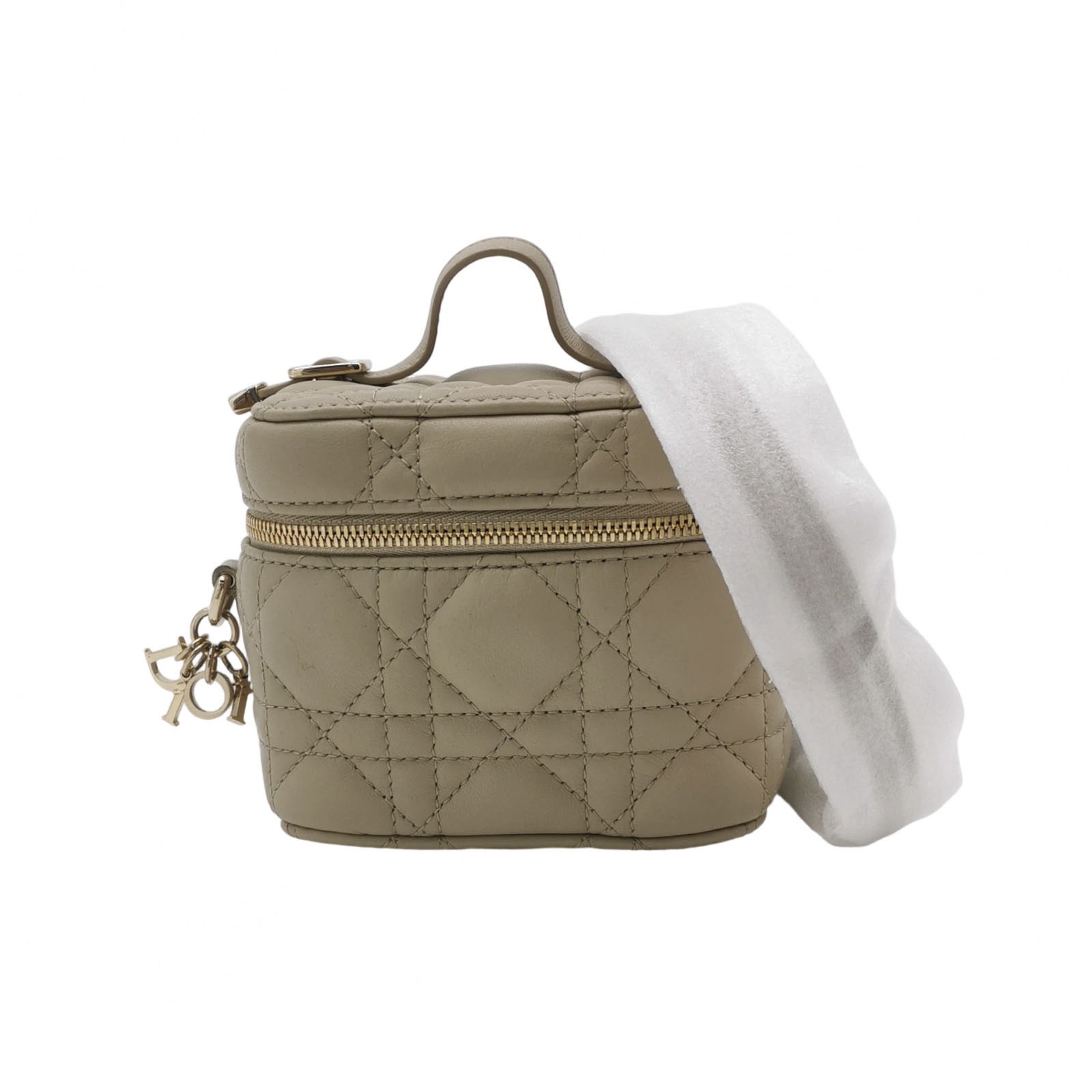 Christian Dior Lady Dior Vanity Case Cannage Quilt Lambskin Micro — photo 1 of 16