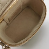 Christian Dior Lady Dior Vanity Case Cannage Quilt Lambskin Micro — thumbnail 8