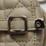 Christian Dior Lady Dior Vanity Case Cannage Quilt Lambskin Micro — thumbnail 13