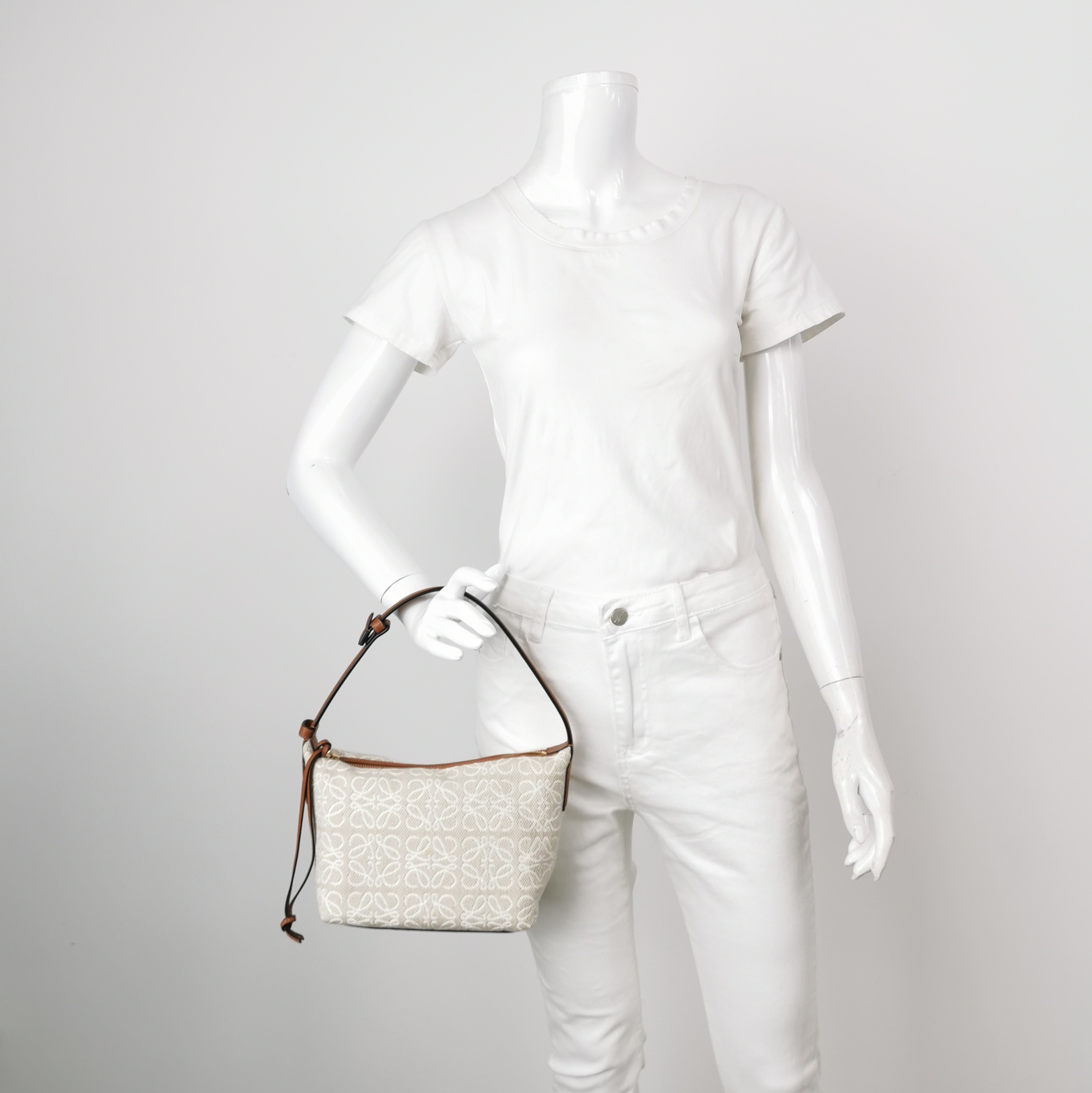 Loewe Cubi Hobo Anagram Jacquard Small — alternate view