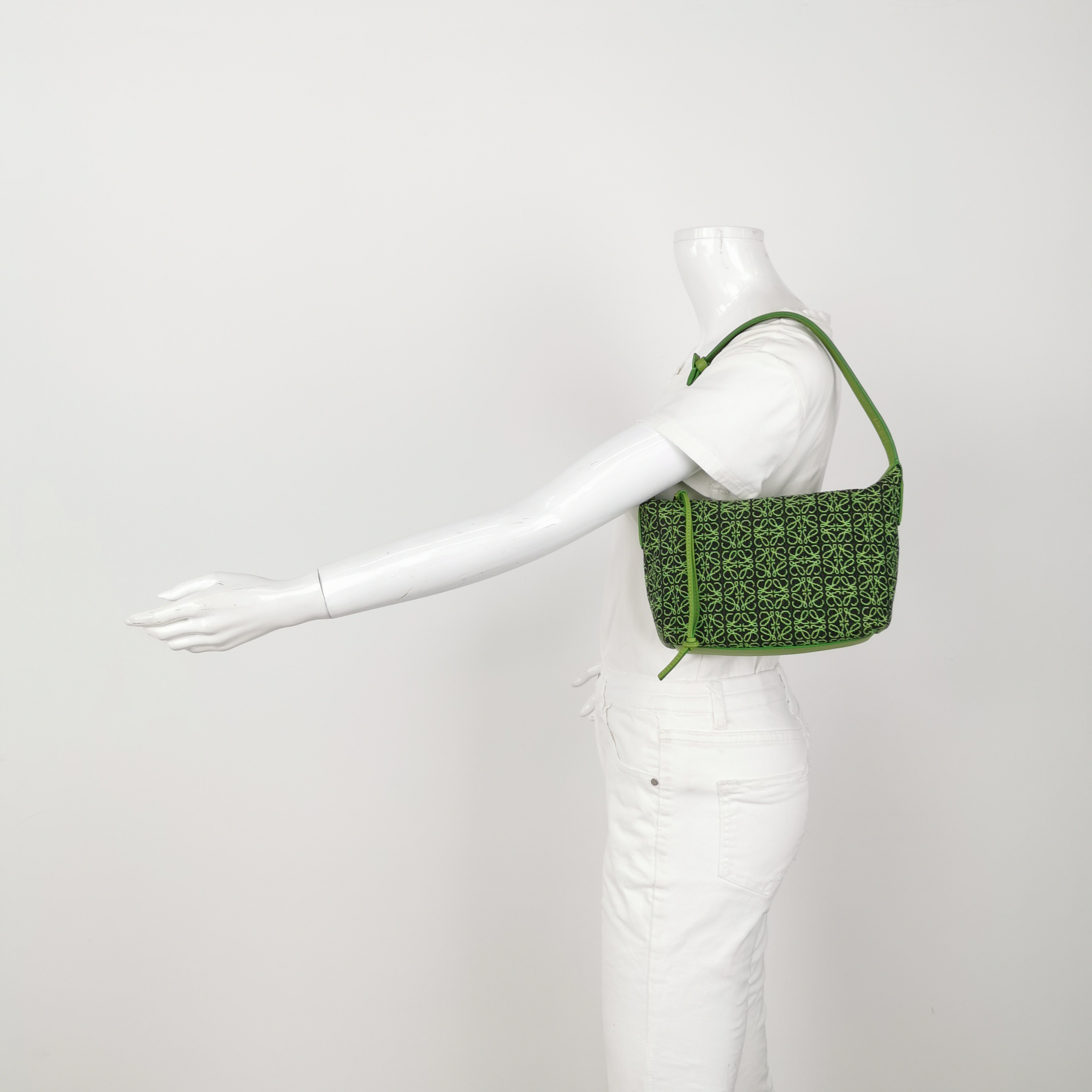 Loewe Cubi Hobo Anagram Jacquard Small — alternate view