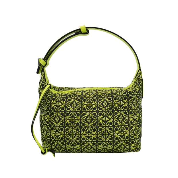 Loewe Cubi Hobo Anagram Jacquard Small — pre-owned, Vierlot