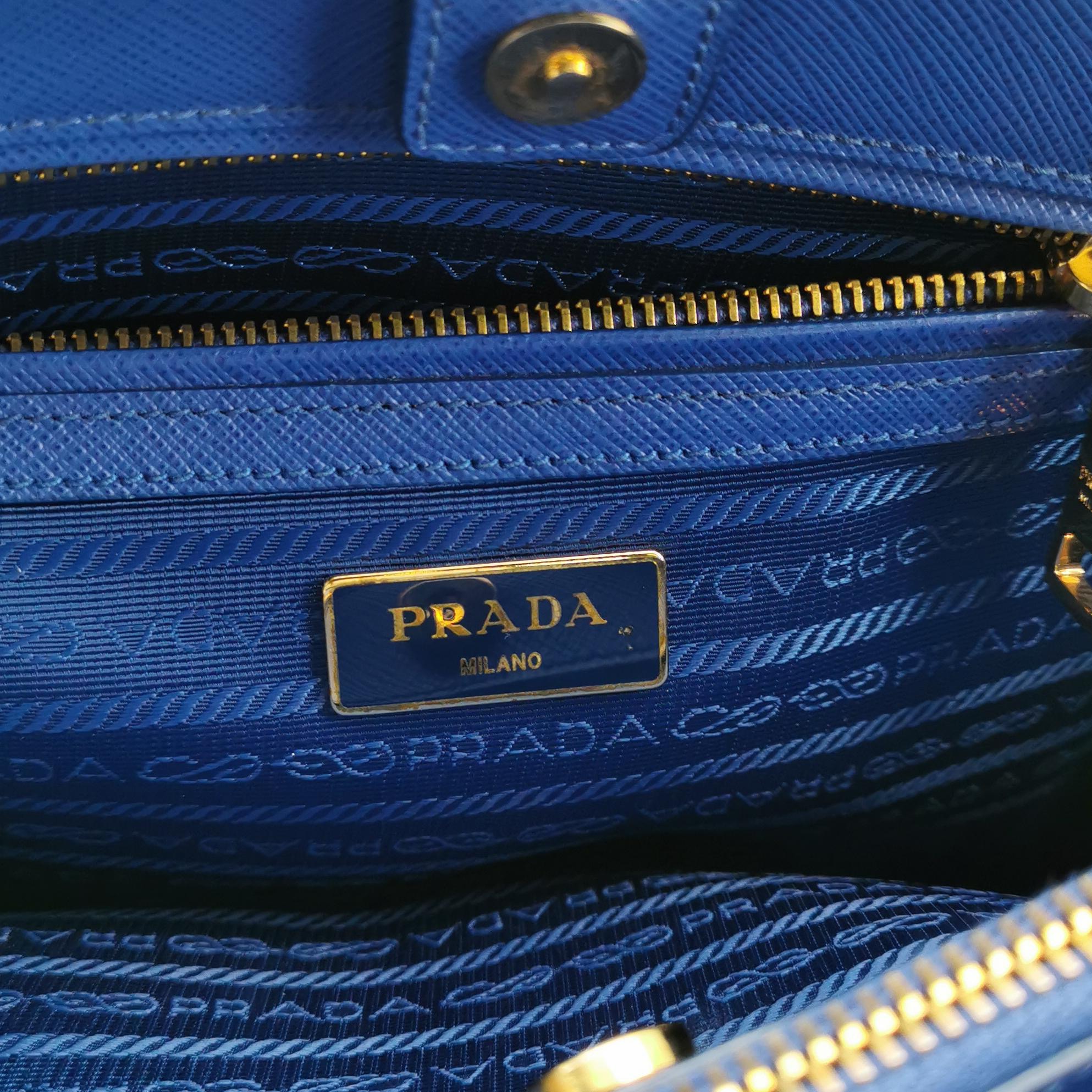 Prada Galleria Double Zip Tote Stitched City Calf Large — photo 8 of 25