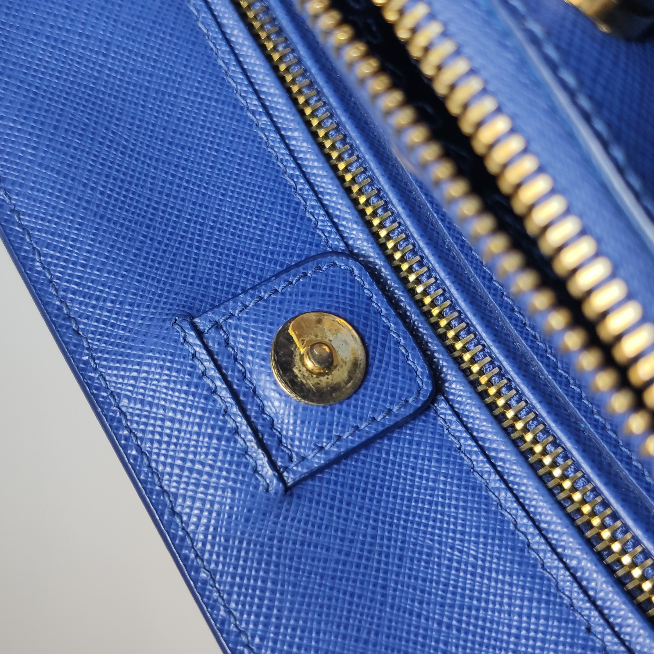 Prada Galleria Double Zip Tote Stitched City Calf Large — photo 11 of 25