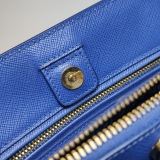 Prada Galleria Double Zip Tote Stitched City Calf Large — thumbnail 11