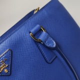 Prada Galleria Double Zip Tote Stitched City Calf Large — thumbnail 21