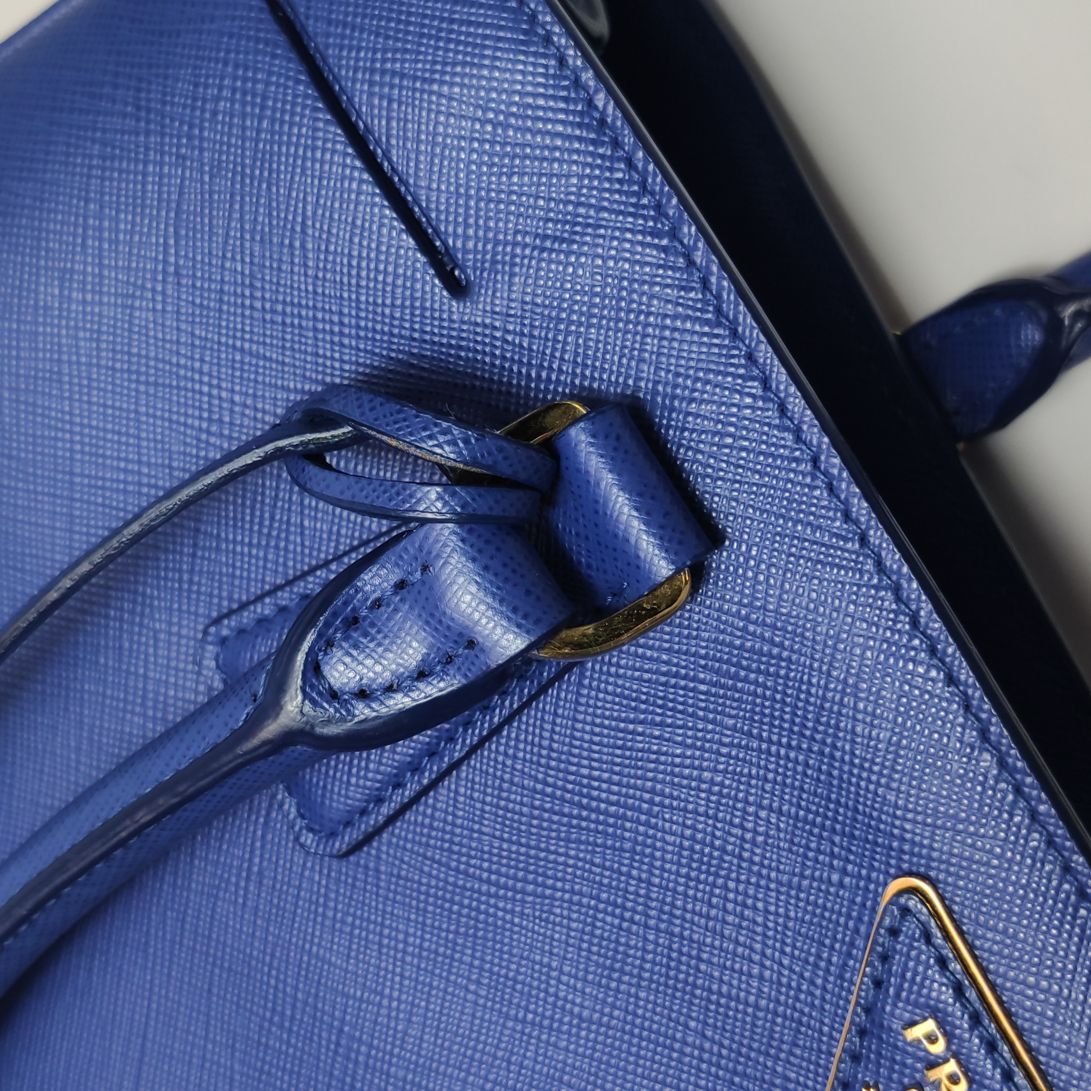 Prada Galleria Double Zip Tote Stitched City Calf Large — photo 20 of 25