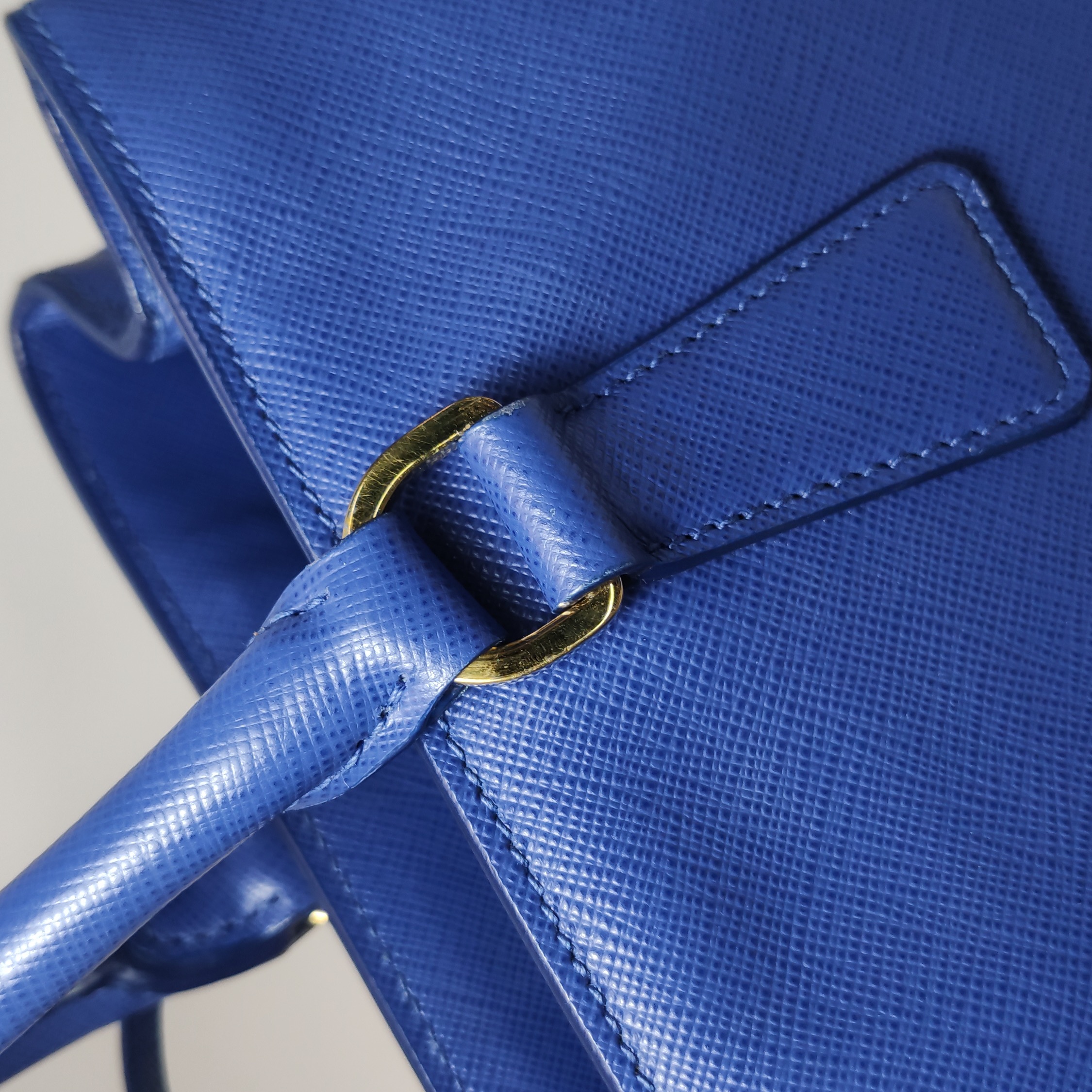 Prada Galleria Double Zip Tote Stitched City Calf Large — photo 13 of 25