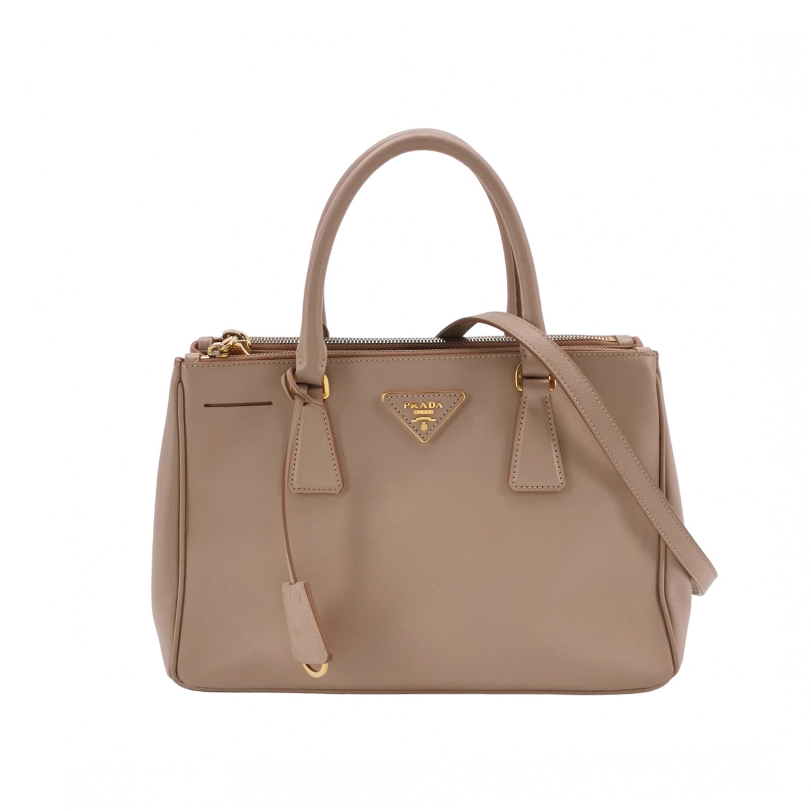 Prada Galleria Double Zip Tote Stitched City Calf Large — photo 1 of 26