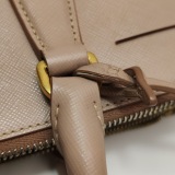 Prada Galleria Double Zip Tote Stitched City Calf Large — thumbnail 13