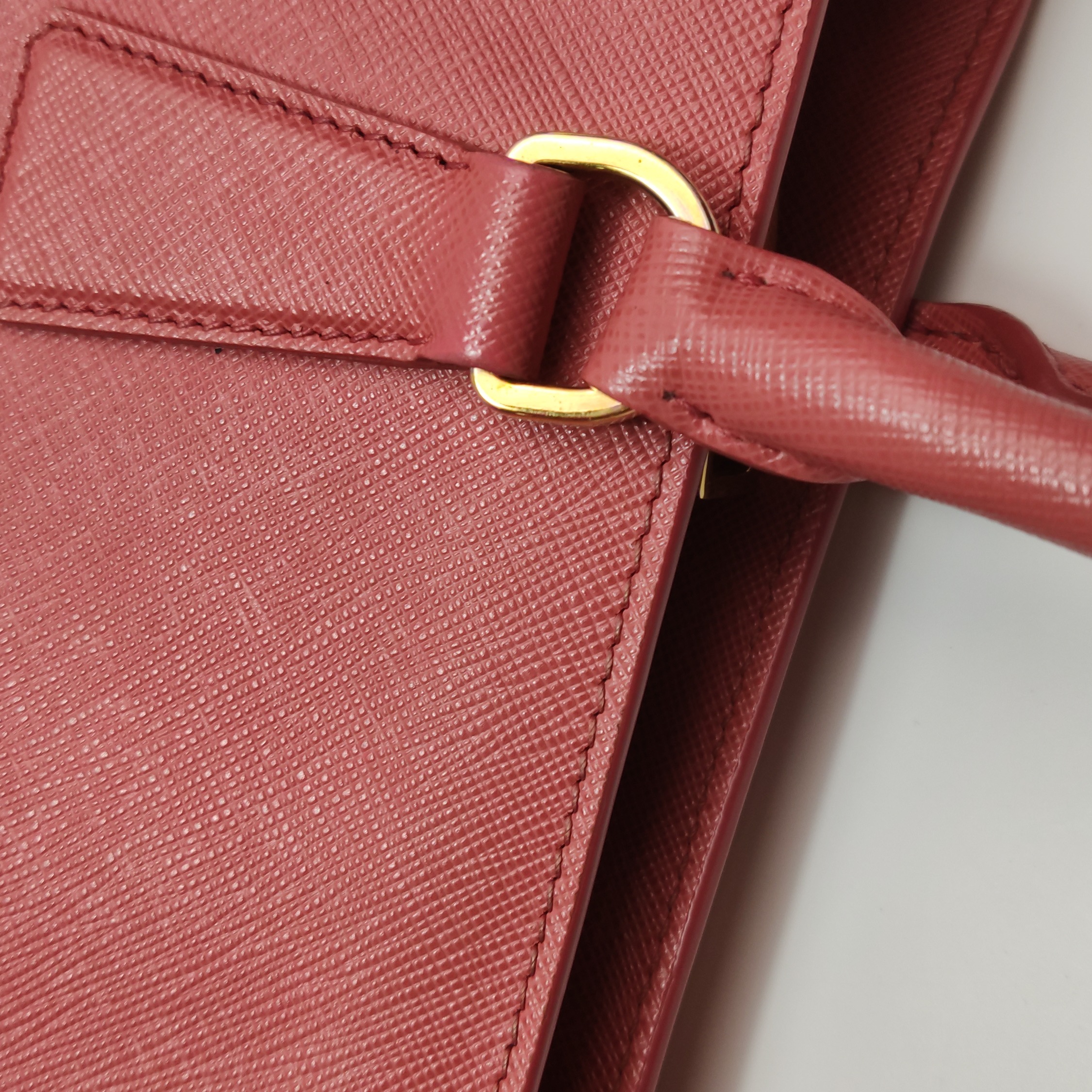 Prada Galleria Double Zip Tote Stitched City Calf Medium — photo 18 of 22