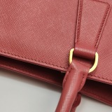 Prada Galleria Double Zip Tote Stitched City Calf Medium — thumbnail 18