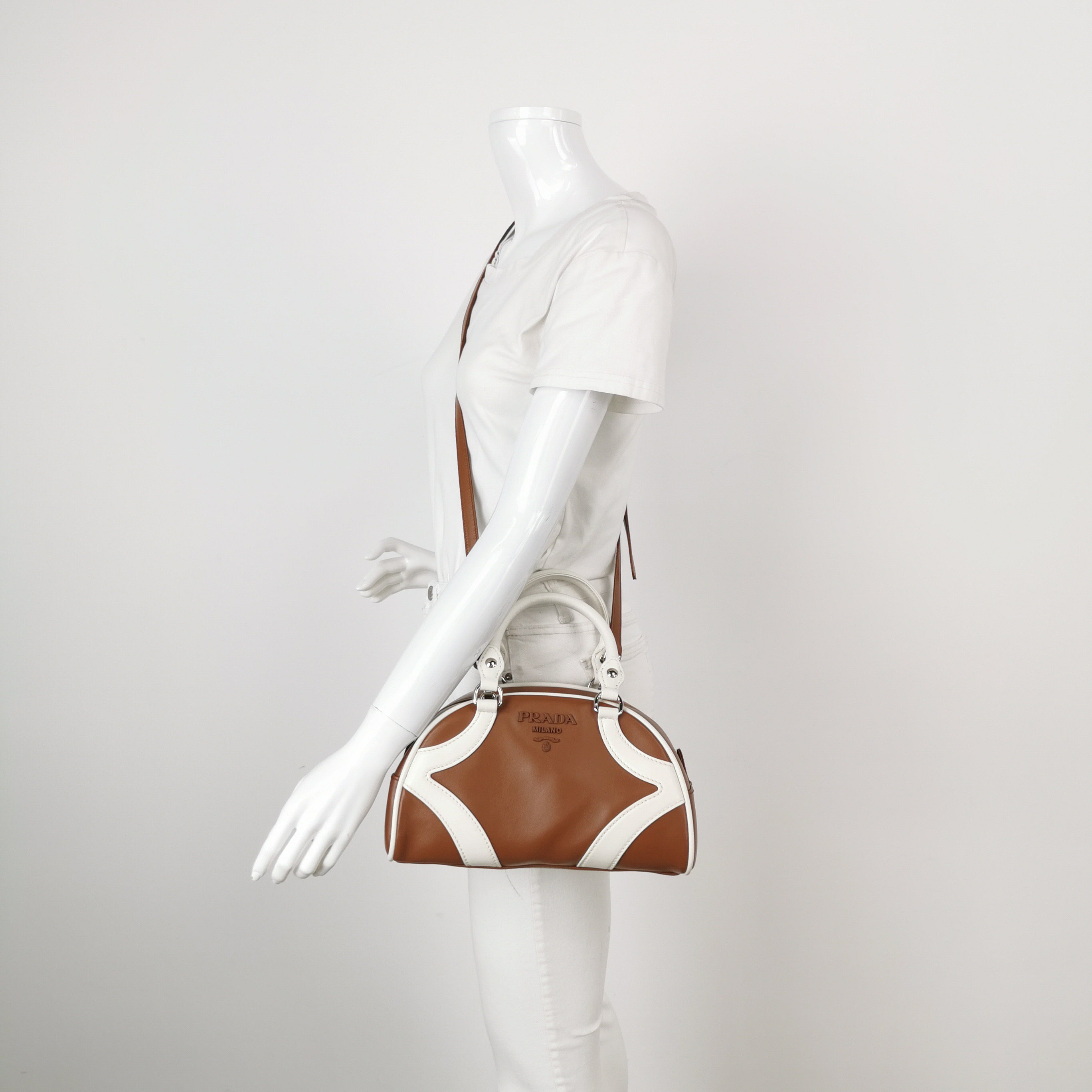 Prada Bowling Crossbody Bag Soft Calf — alternate view