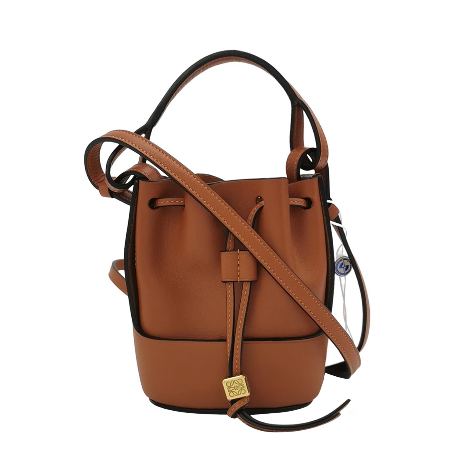 Loewe Balloon Bucket Bag Canvas and Leather Micro — photo 1 of 19