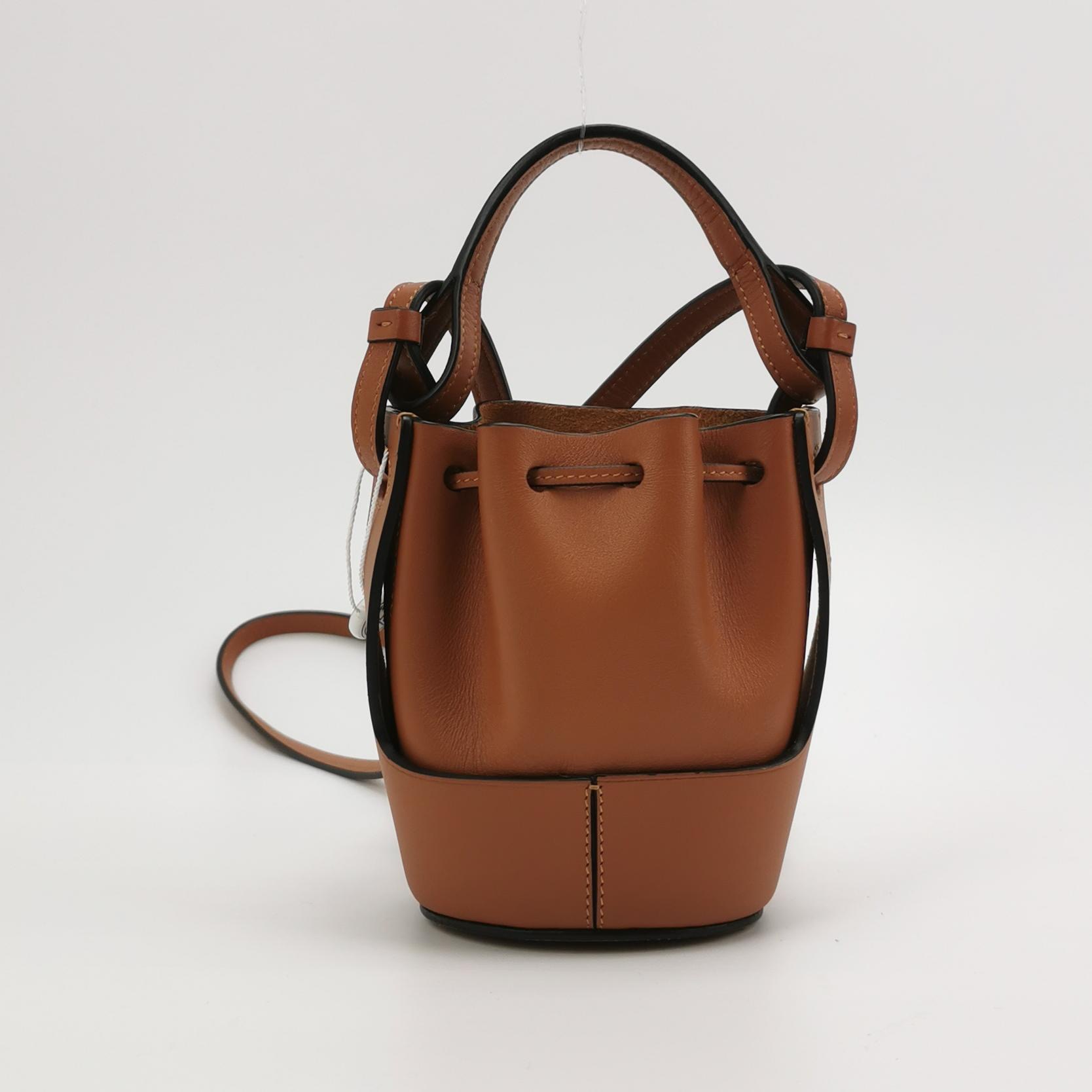 Loewe Balloon Bucket Bag Canvas and Leather Micro — photo 5 of 19