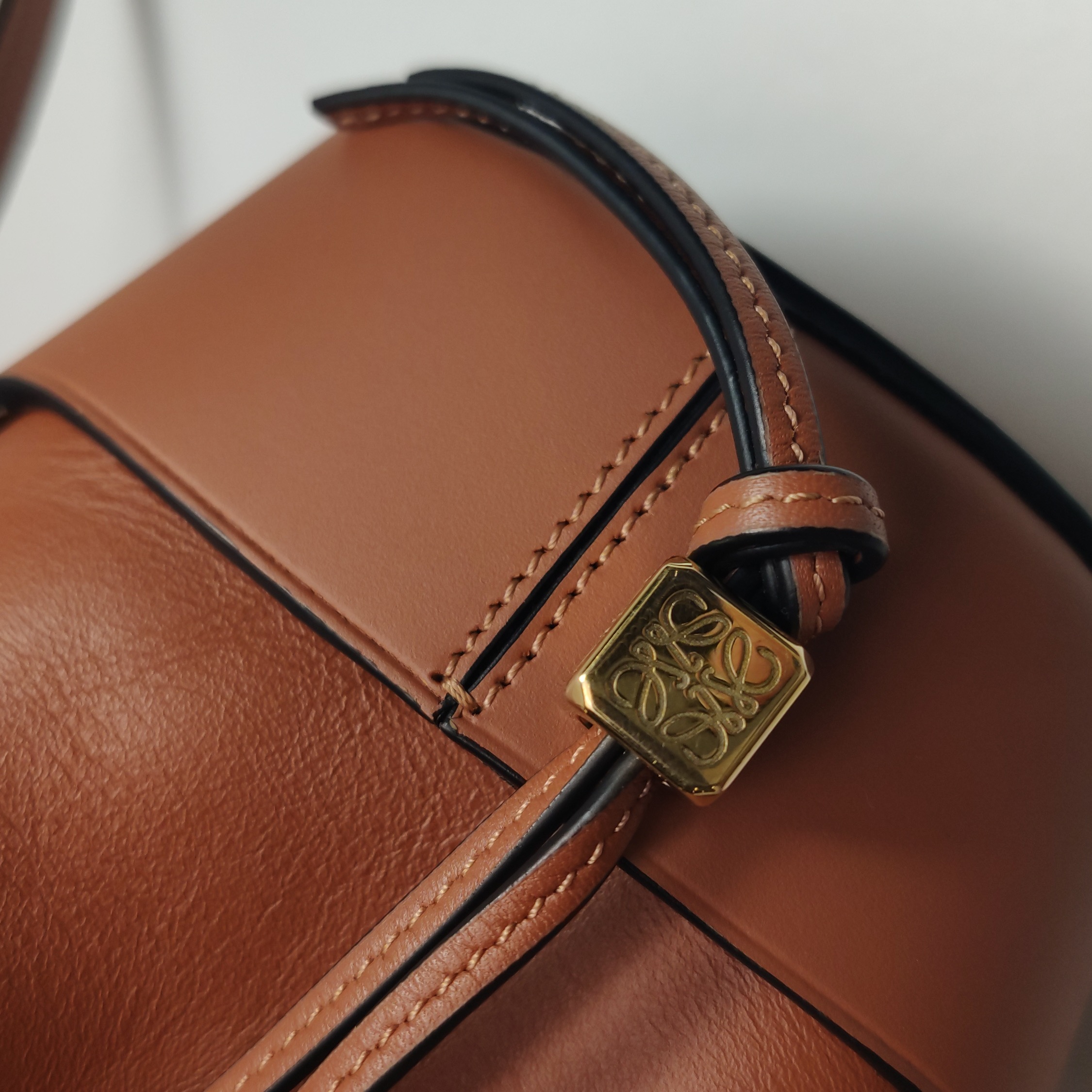 Loewe Balloon Bucket Bag Canvas and Leather Micro — photo 12 of 19