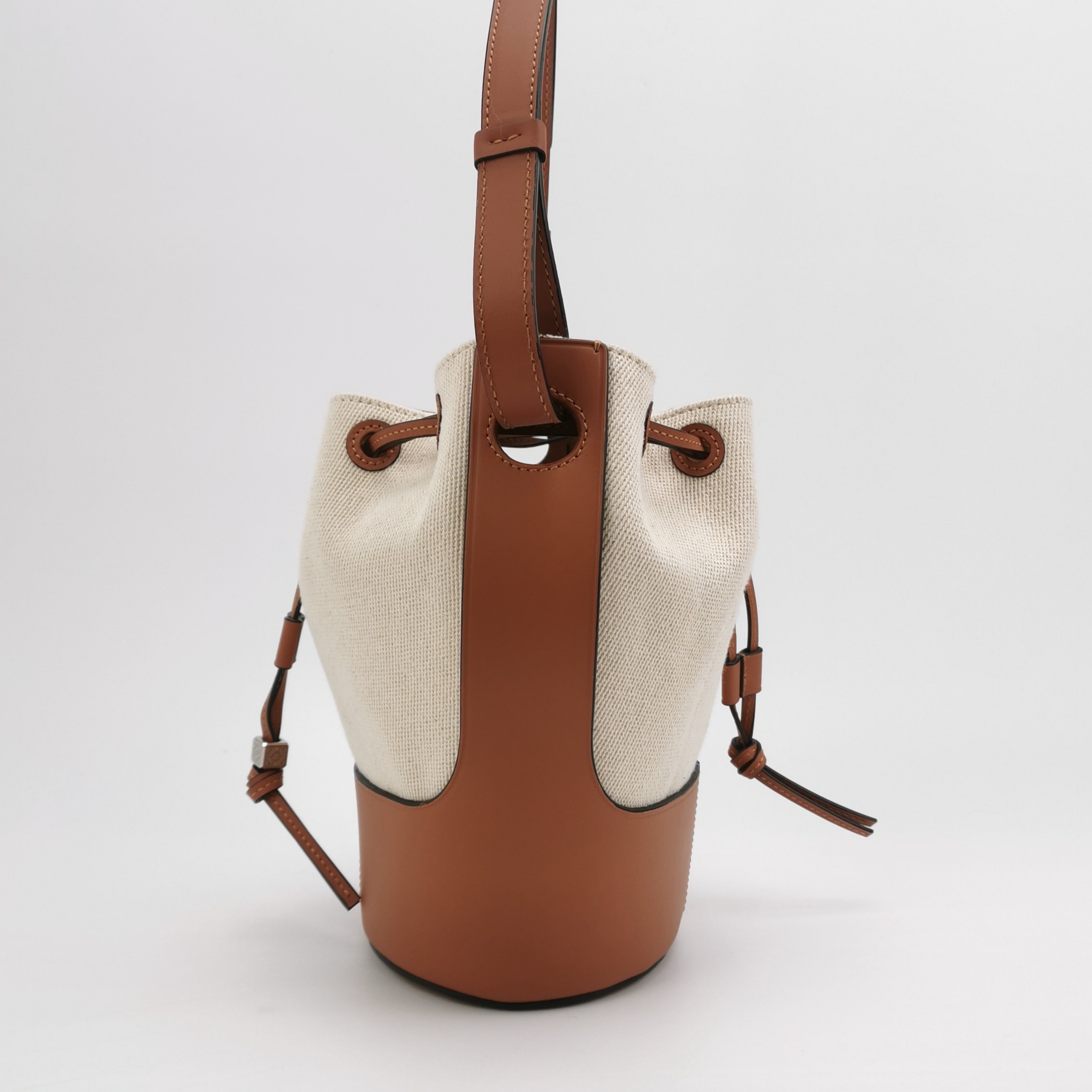 Loewe Balloon Bucket Bag Canvas and Leather Small — photo 3 of 12