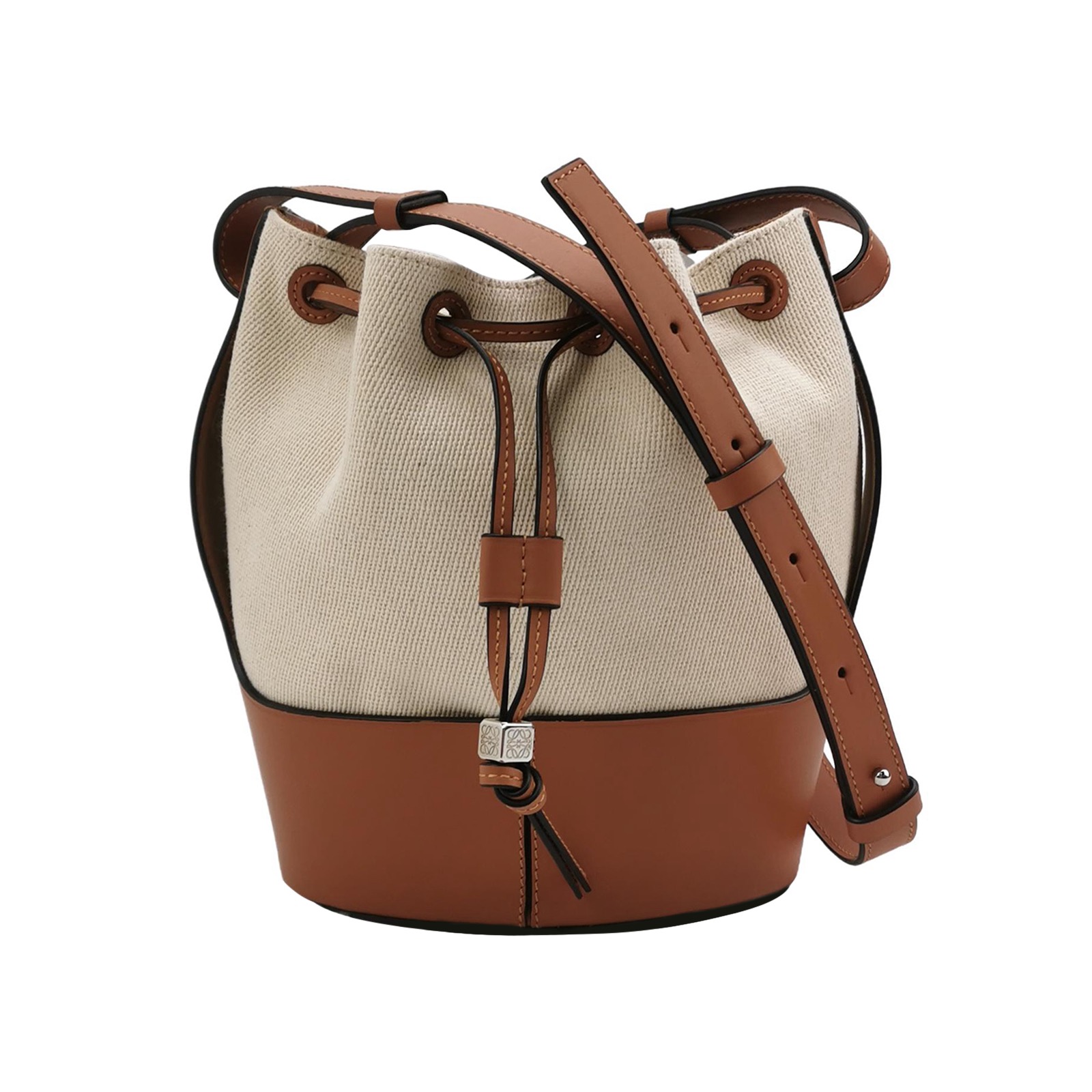 Loewe Balloon Bucket Bag Canvas and Leather Small — photo 1 of 12