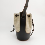 Loewe Balloon Bucket Bag Anagram Canvas and Leather Small — thumbnail 3