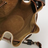 Loewe Balloon Bucket Bag Anagram Canvas and Leather Small — thumbnail 7