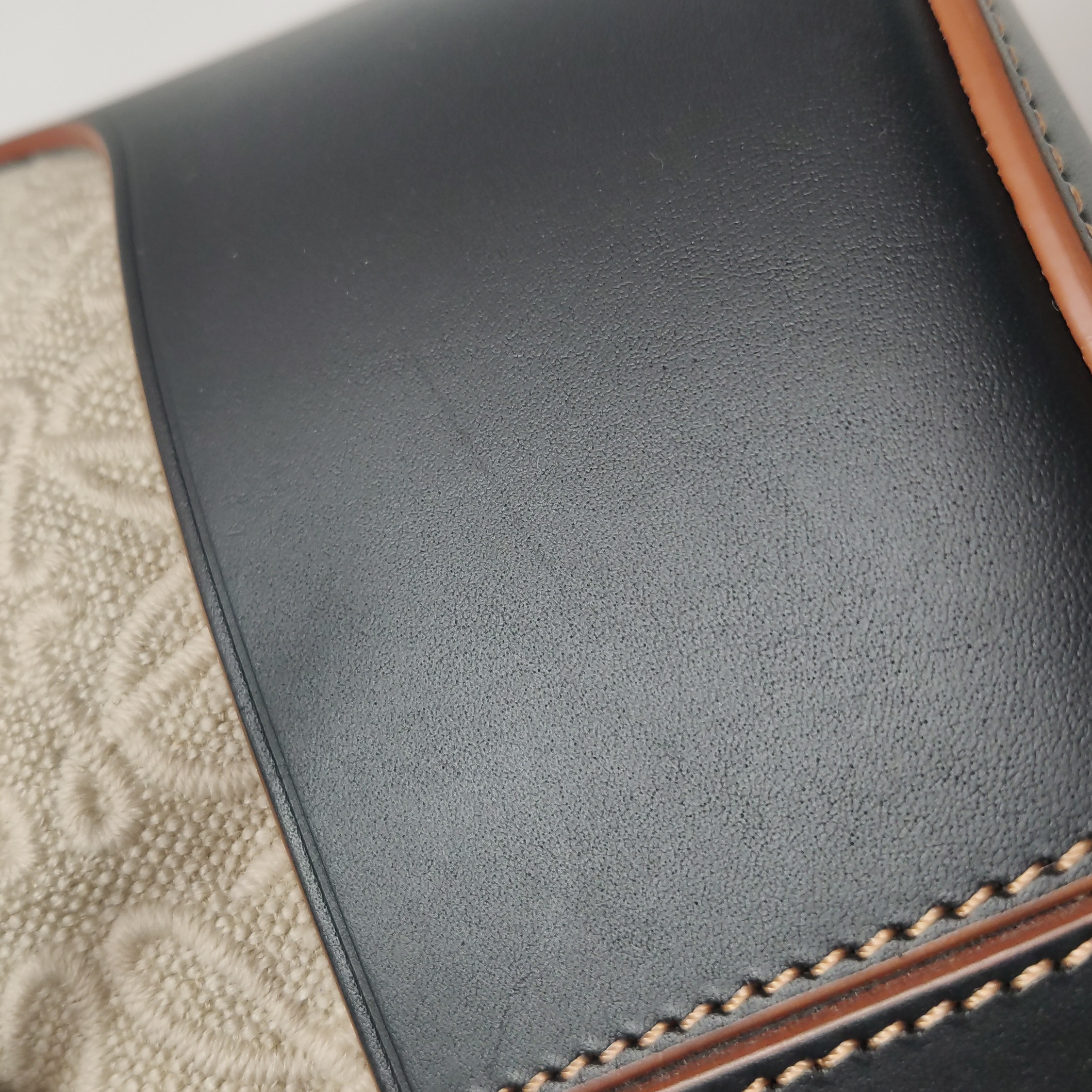 Loewe Balloon Bucket Bag Anagram Canvas and Leather Small — photo 10 of 16