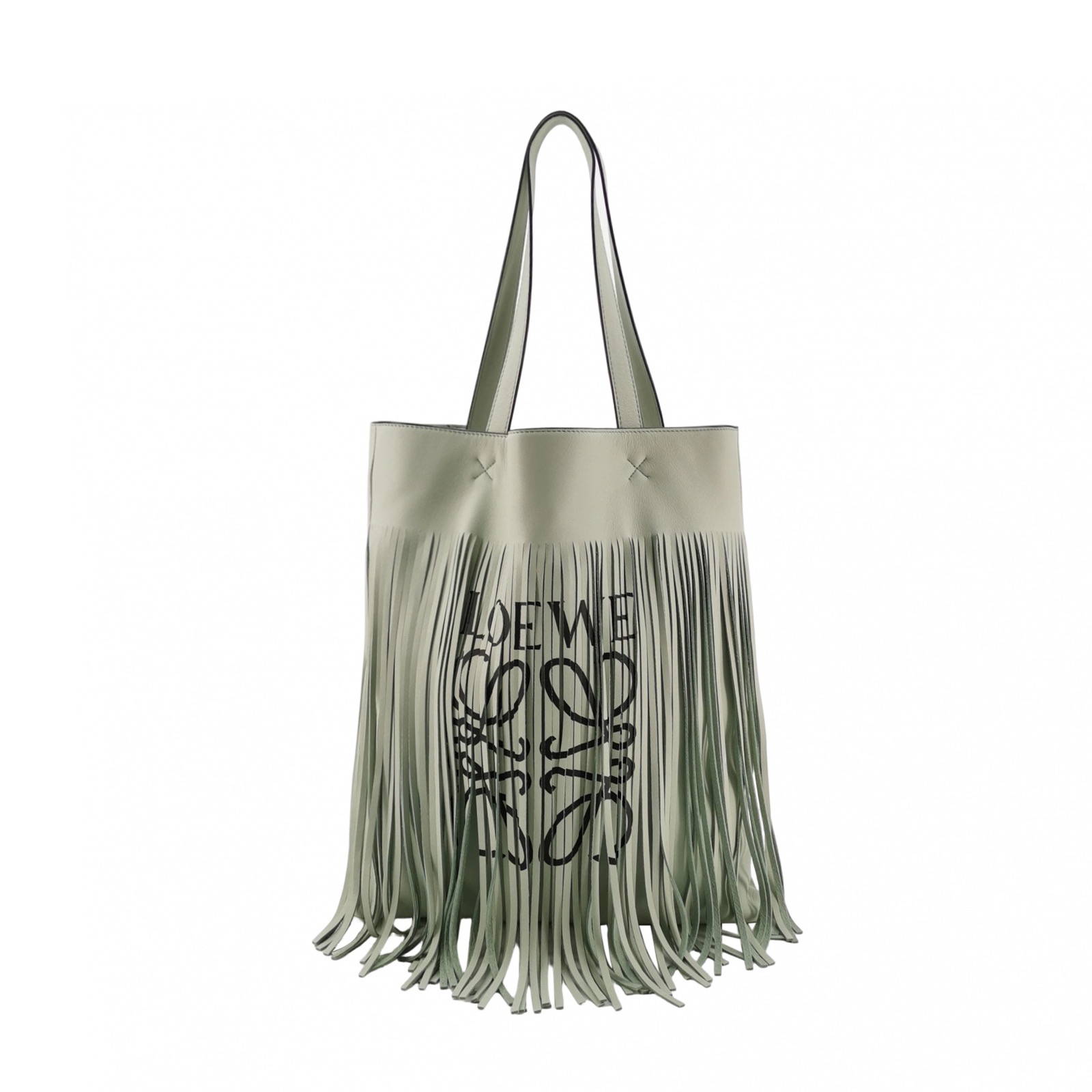 Loewe Vertical Logo Fringe Tote Printed Leather — photo 1 of 20