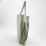 Loewe Vertical Logo Fringe Tote Printed Leather — thumbnail 4