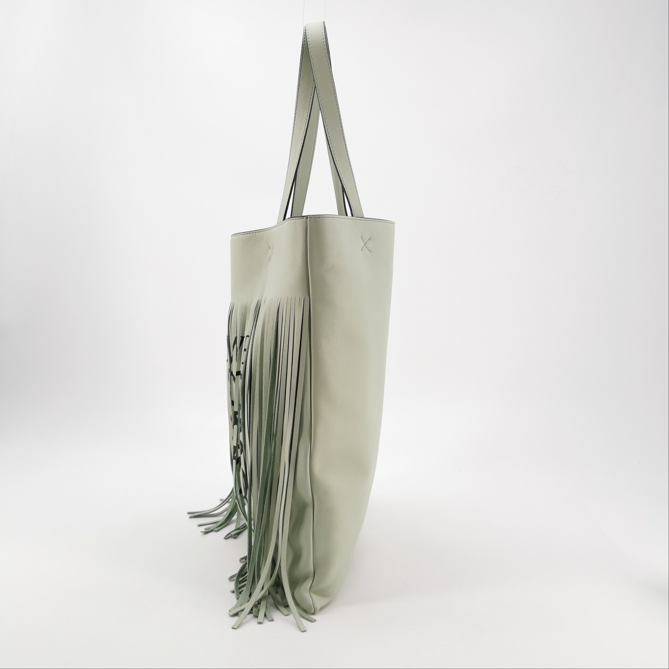 Loewe Vertical Logo Fringe Tote Printed Leather — photo 3 of 20
