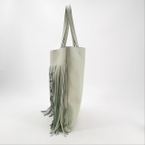 Loewe Vertical Logo Fringe Tote Printed Leather — thumbnail 3