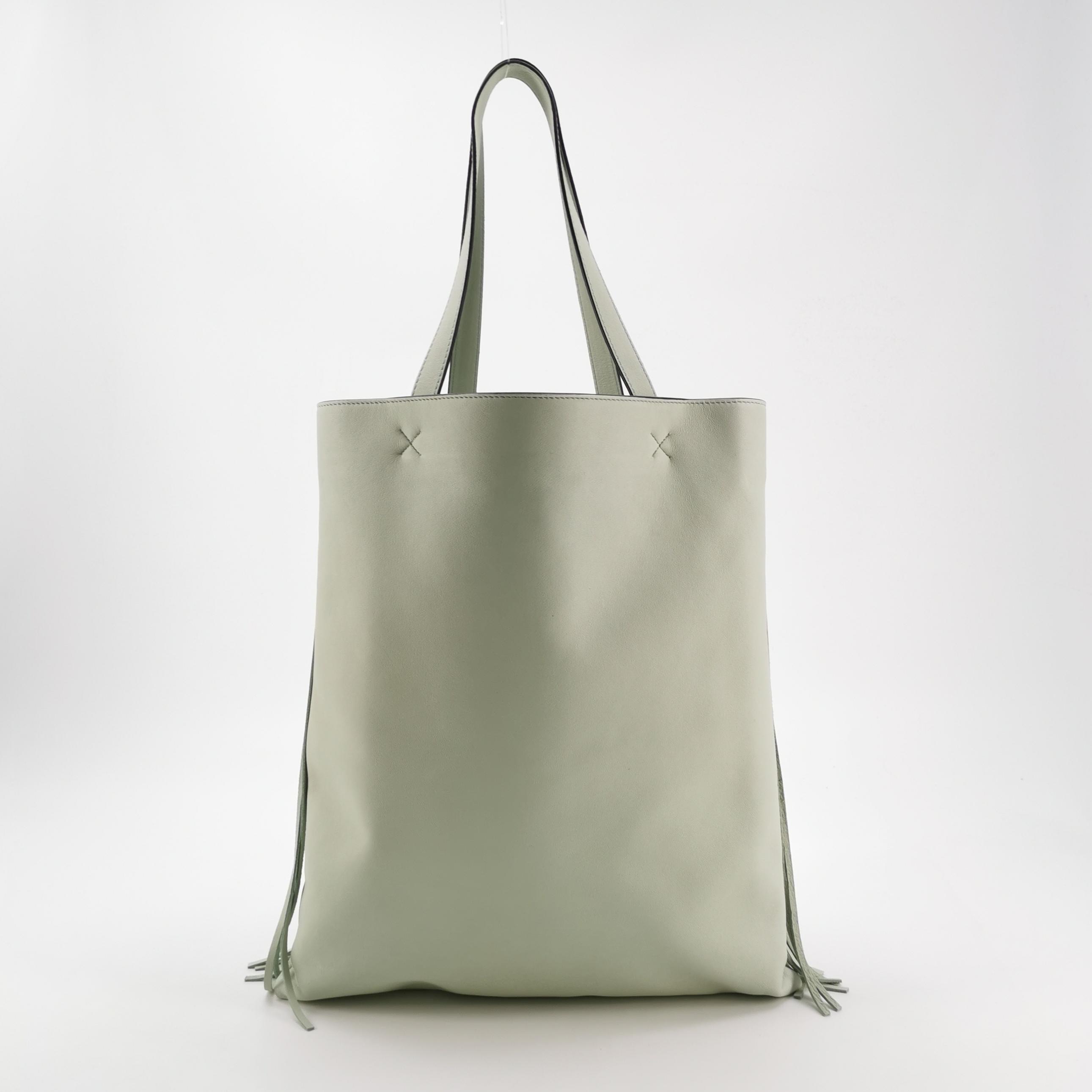 Loewe Vertical Logo Fringe Tote Printed Leather — photo 5 of 20