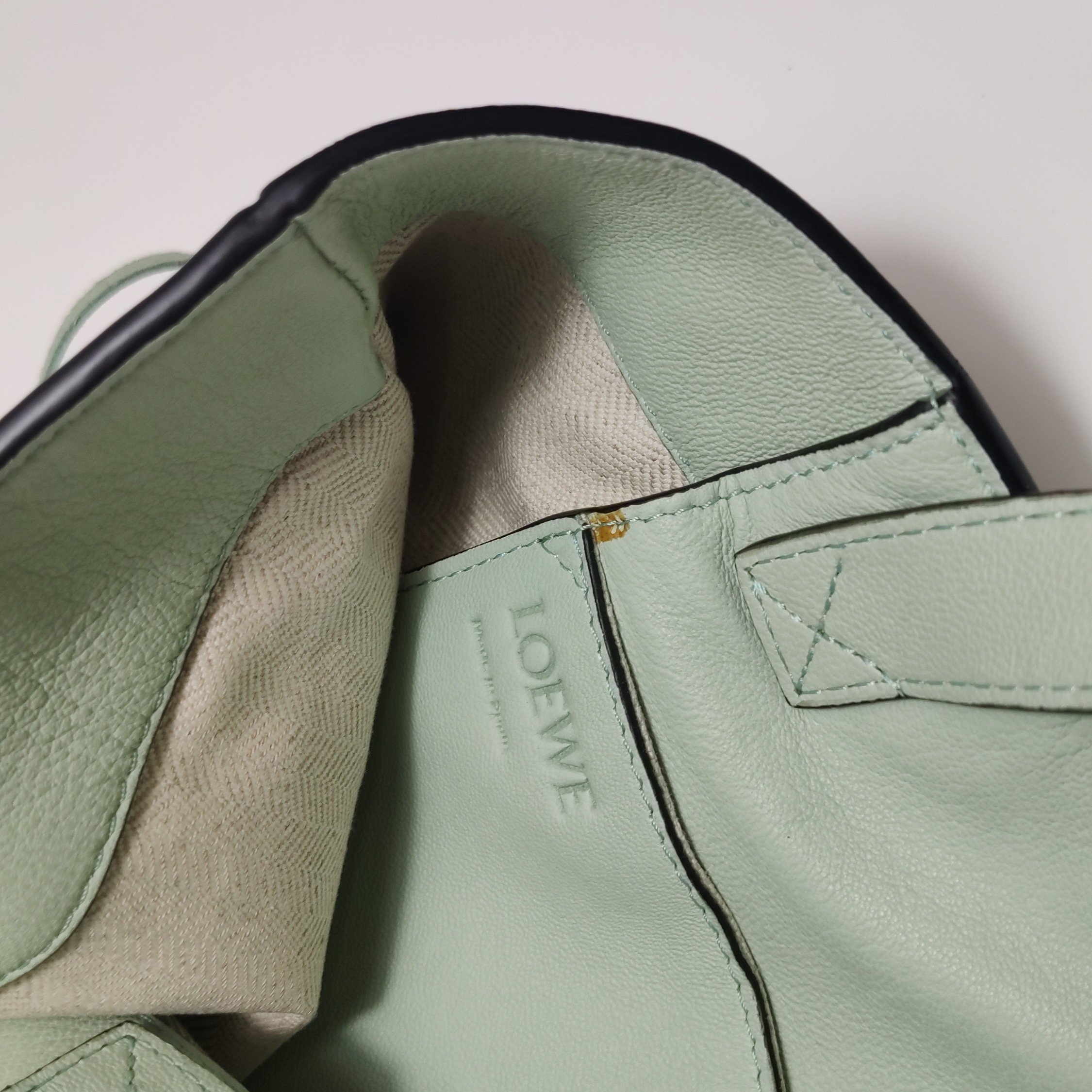 Loewe Vertical Logo Fringe Tote Printed Leather — photo 9 of 20