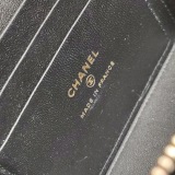 Chanel Coco Casino Vanity Case with Chain Quilted Caviar Small — thumbnail 9