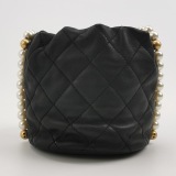 Chanel About Pearls Bucket Bag Quilted Calfskin Mini — thumbnail 5