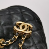 Chanel About Pearls Bucket Bag Quilted Calfskin Mini — thumbnail 12