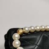 Chanel About Pearls Bucket Bag Quilted Calfskin Mini — thumbnail 10