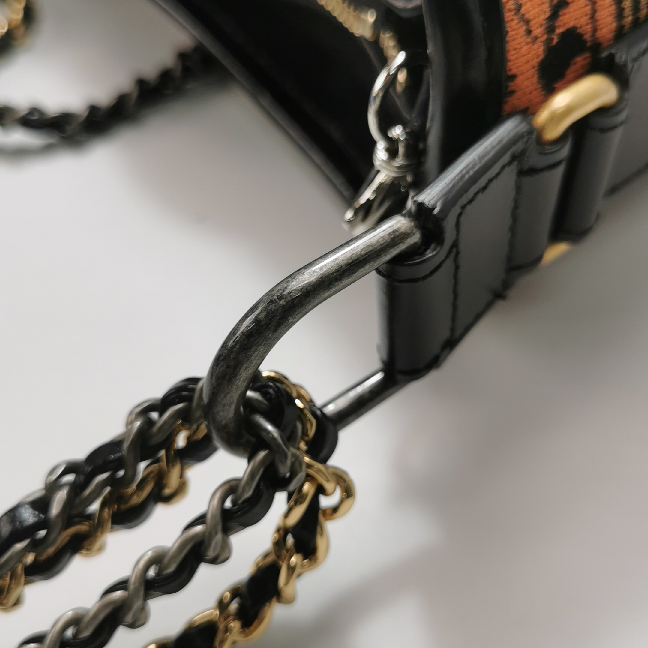 Chanel Gabrielle Hobo Printed Knit Fabric and Leather Small — photo 15 of 16