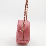Chanel Round Clutch with Chain Quilted Caviar — thumbnail 3