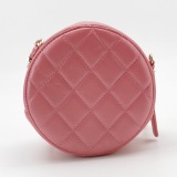 Chanel Round Clutch with Chain Quilted Caviar — thumbnail 5
