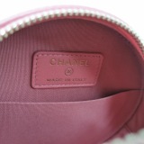 Chanel Round Clutch with Chain Quilted Caviar — thumbnail 8