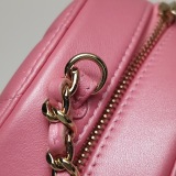 Chanel Round Clutch with Chain Quilted Caviar — thumbnail 11
