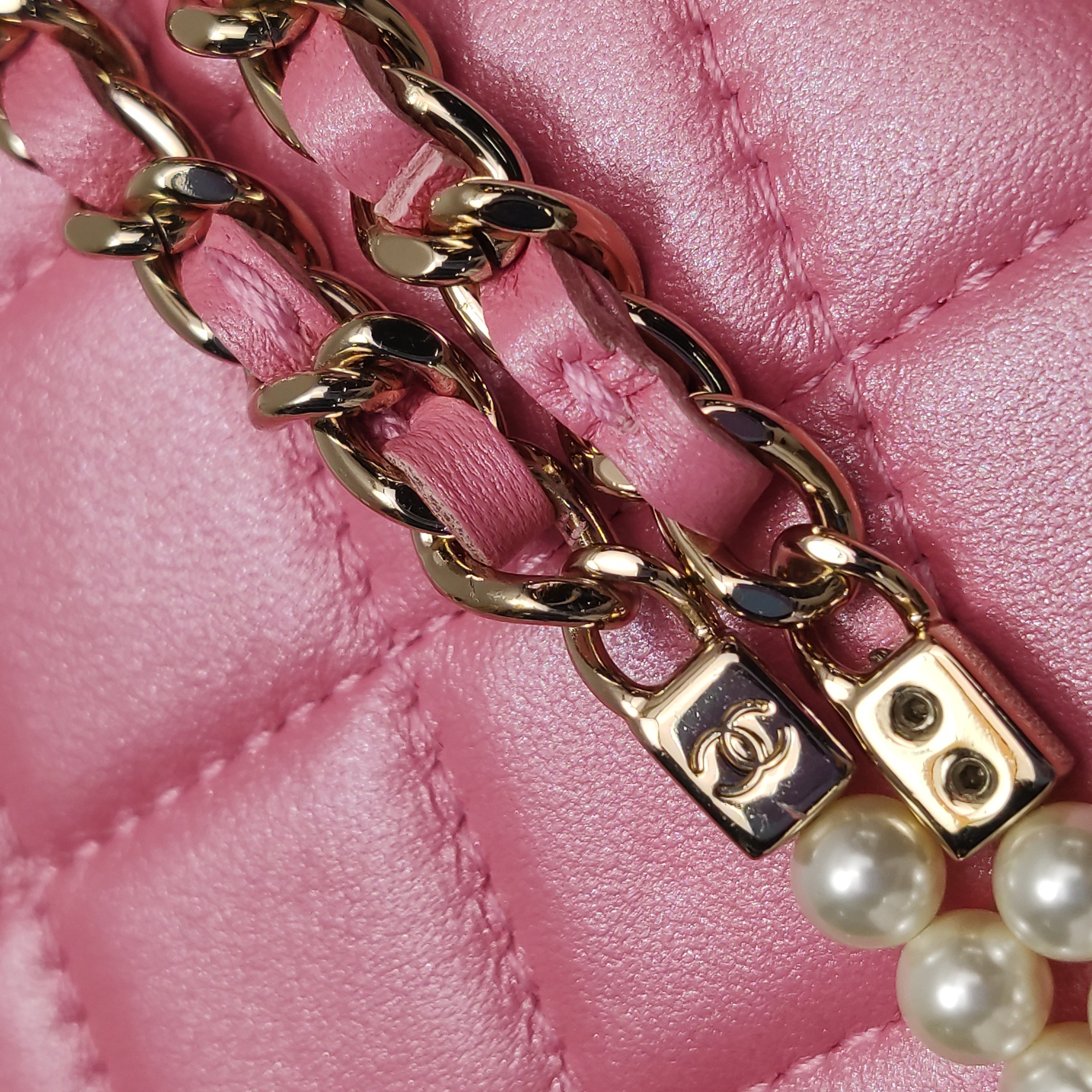 Chanel Round Clutch with Chain Quilted Caviar — photo 14 of 14