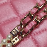 Chanel Round Clutch with Chain Quilted Caviar — thumbnail 14