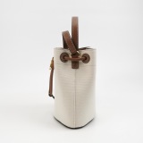 Burberry TB Drawstring Bucket Bag Canvas Mini — thumbnail 3