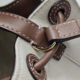 Burberry TB Drawstring Bucket Bag Canvas Mini — thumbnail 11