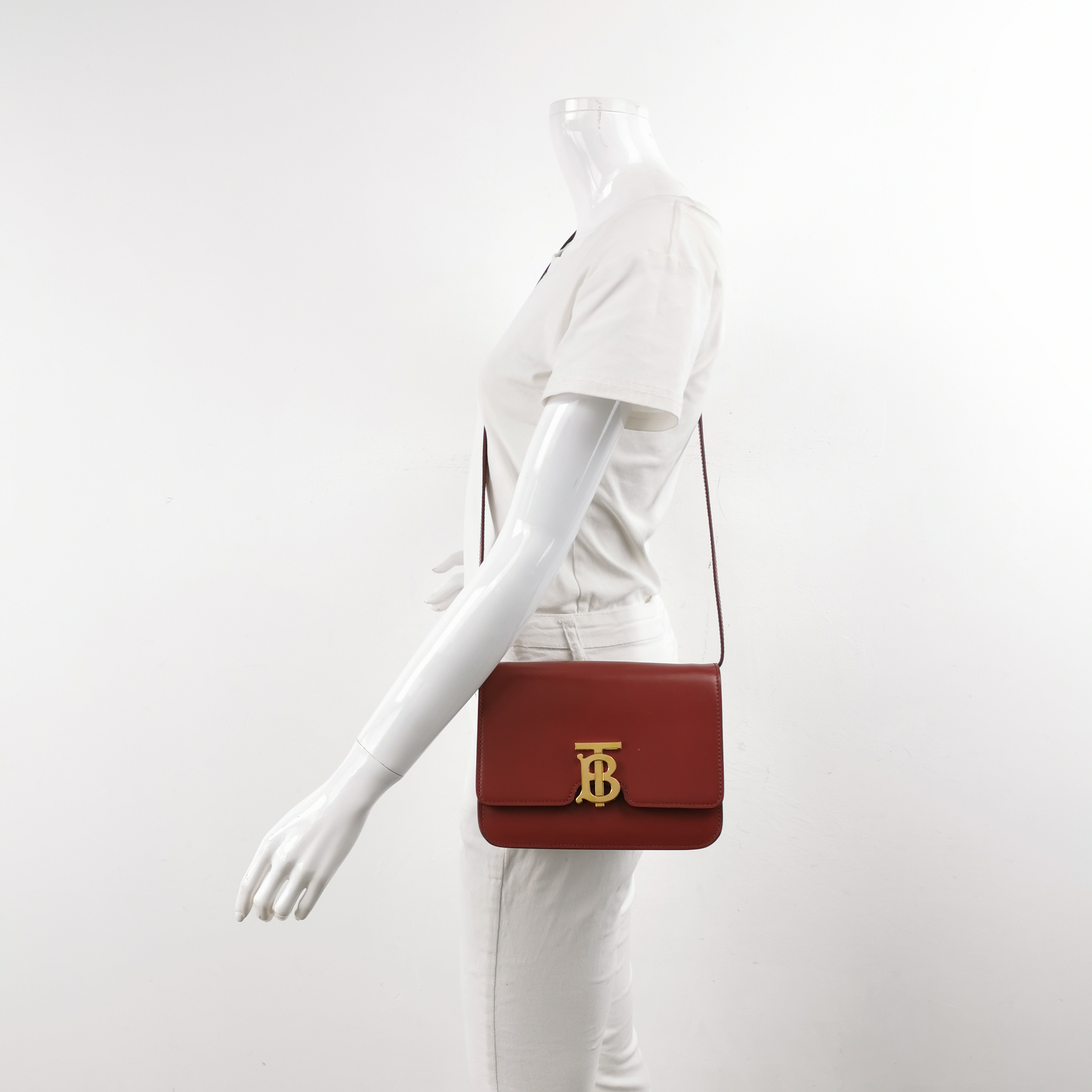 Burberry TB Flap Bag Leather Small — alternate view