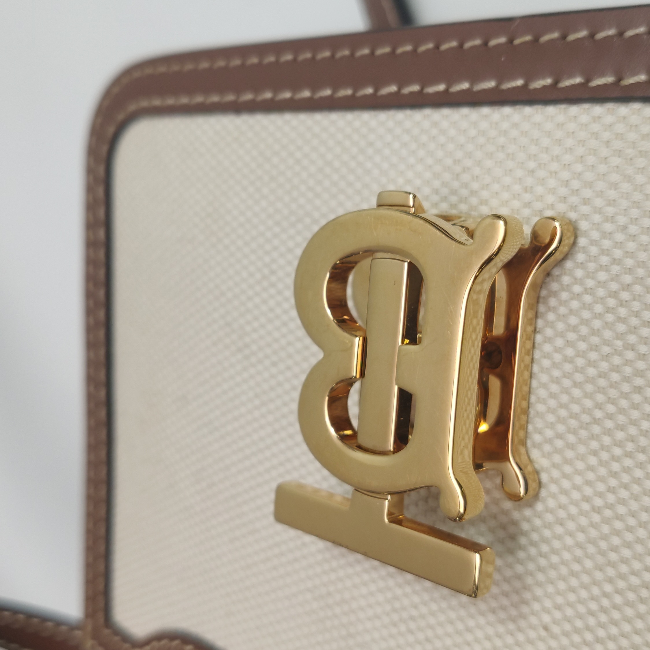 Burberry TB Flap Bag Canvas Mini — photo 10 of 18