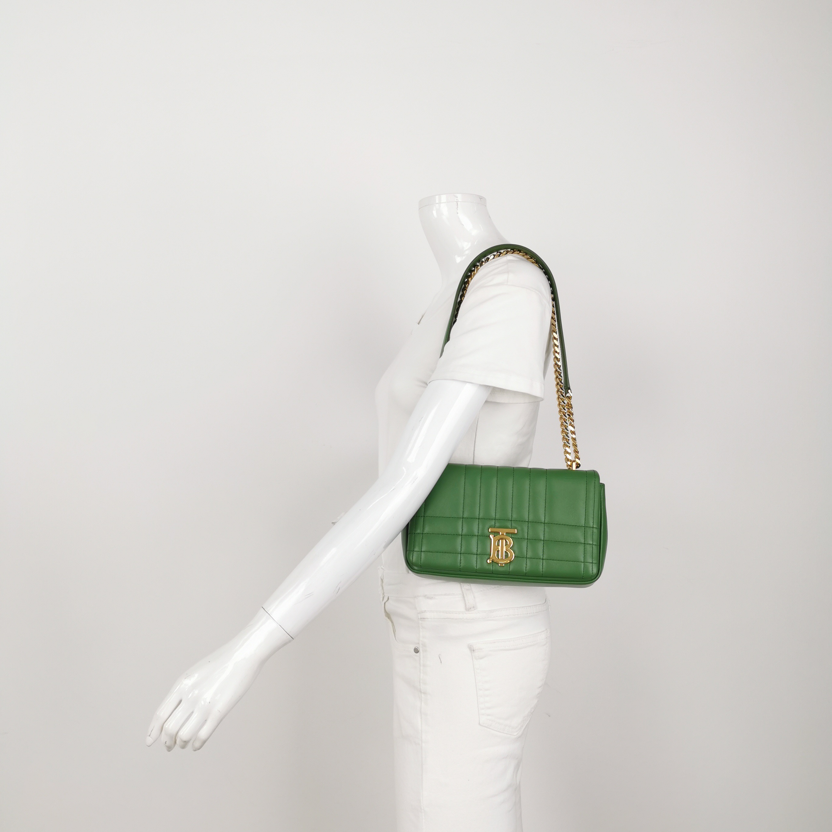 Burberry Lola Shoulder Bag Quilted Lambskin Small — alternate view