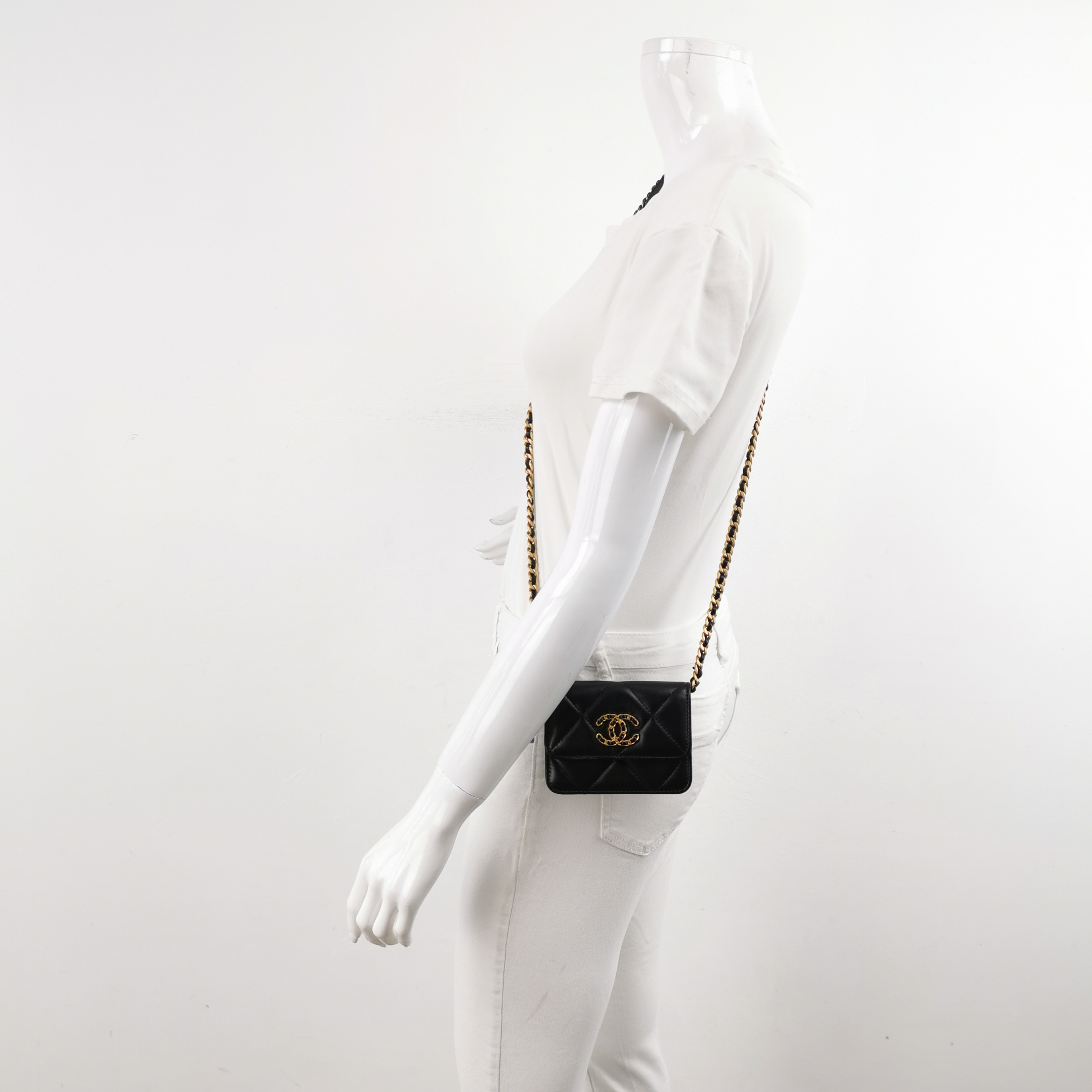 Chanel 19 Clutch With Chain Quilted Lambskin — alternate view