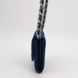 Chanel 19 Clutch With Chain Quilted Cowhide leather And Denim — thumbnail 3